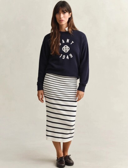 GANT Striped Pencil Knit Skirt Multi/patterned XL/XXL GANT Striped Pencil Knit Skirt Multi/patterned XL/XXL