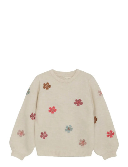 Minymo Pullover Knit Beige 116
