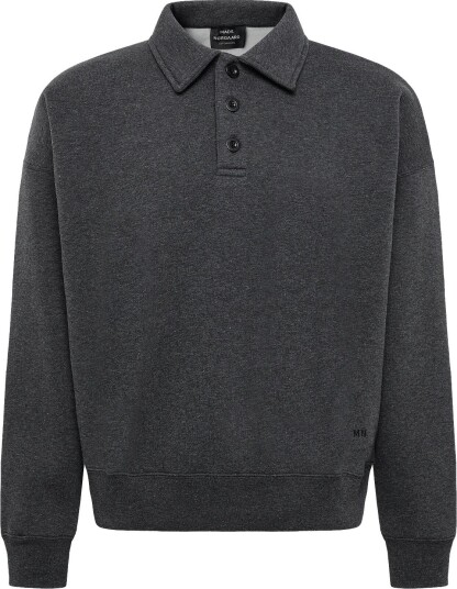 Mads Nørgaard Standard Bram Polo Sweat Grey XXL