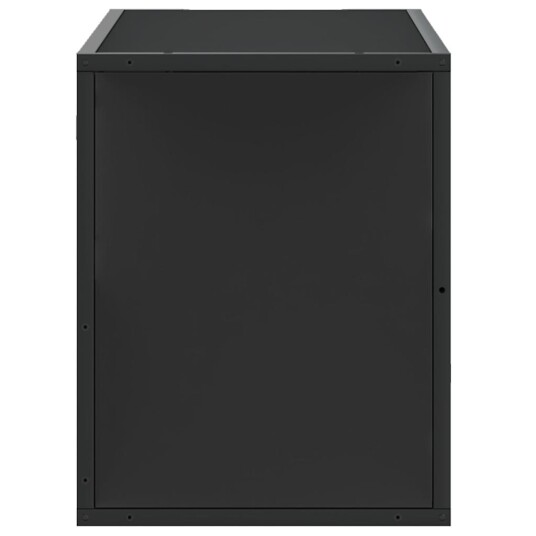  TV-benk svart 80x31x39,5 cm konstruert tre og metall 8721102839788