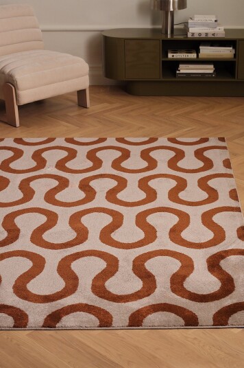 &Home Teppe Real Retro Orange &Home Teppe Real Retro Orange