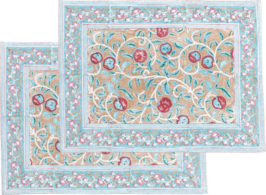 Apple spisebrikke 37x50 cm 2 pk beige Apple spisebrikke 37x50 cm 2 pk beige