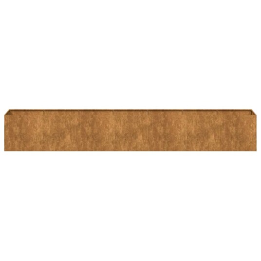 vidaXL Plantekasse Rusty 280x40x40 cm forvitringsstål