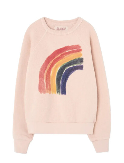 THE ANIMALS OBSERVATORY Rainbow Shark Sweatshirt - Pink - 10 Y THE ANIMALS OBSERVATORY Rainbow Shark Sweatshirt - Pink - 10 Y