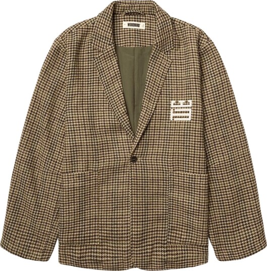 Woodbird Wbging Check Blazer Brown XL