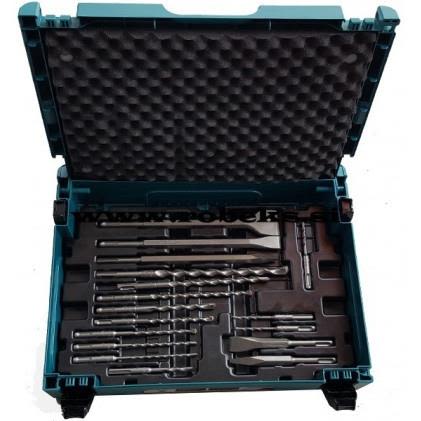 Makita B-52059 Borog meiselsett SDS-Plus 17 deler Maskintilbehør & forbruk Makita B-52059 Borog meiselsett SDS-Plus 17 deler Maskintilbehør & forbruk