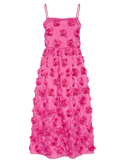 YAS Yasrossie Strap Midi Dress - Ka Event - Pink - 40