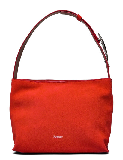 RODEBJER Rodebjer Shell Sack Mini Suede - Orange - ONES