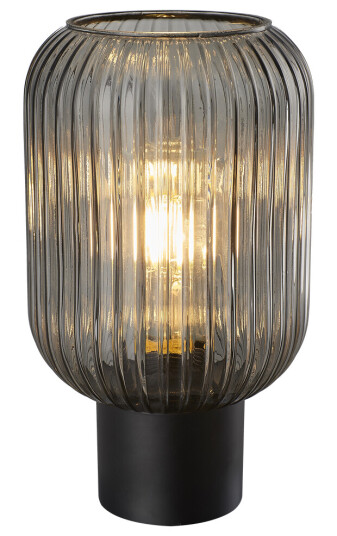 Ms Belysning Ina bordlampe Svart/Røykfarget
