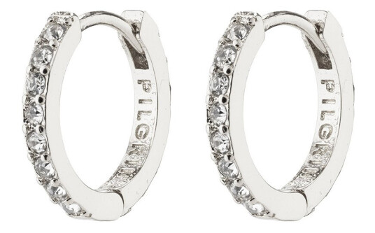 Pilgrim 67231-6033 EBNA Small Crystal Hoops 1 set