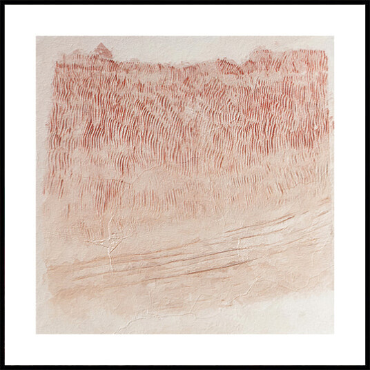 Textured Whispers Plakat / 100x100cm