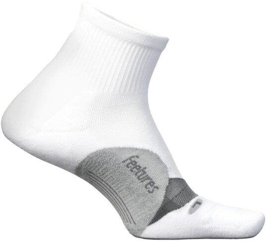 Feetures Elite Light Cushion Quarter White M (38-42)