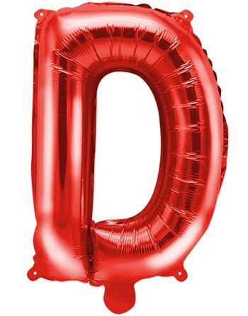 D Bokstavballong 35 cm