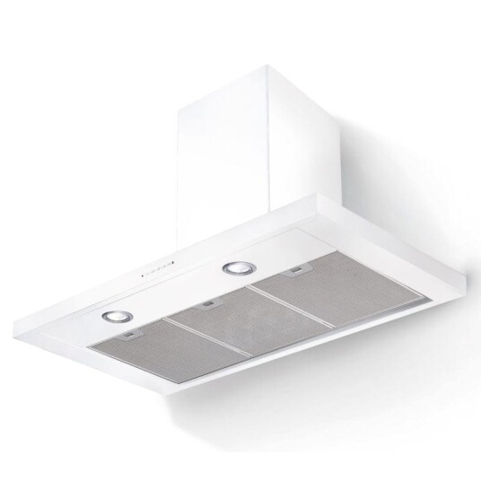 Røroshetta Lyra Ventilator 60/80 Hvit / 60cm Resirkulasjon