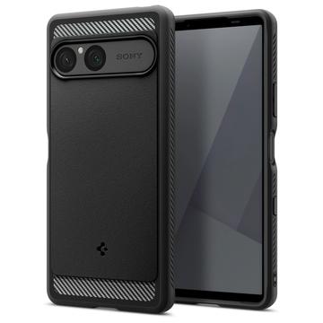 Spigen Rugged Armor TPU Mobildeksel for Sony Xperia 10 VII - Svart Spigen Rugged Armor TPU Mobildeksel for Sony Xperia 10 VII - Svart