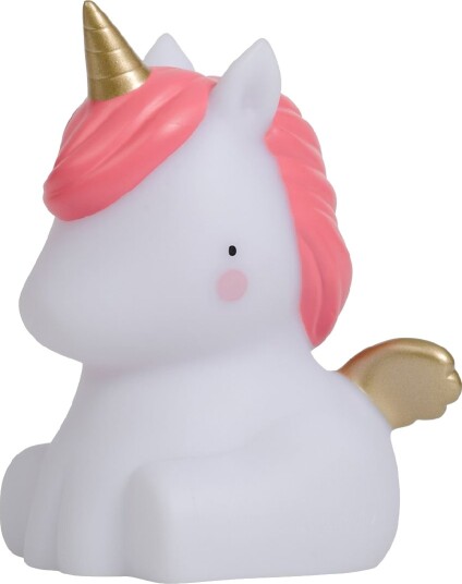 A Little Lovely Company Lampe Limited Edition 13cm Unicorn A Little Lovely Company OneSize Nattlampe Hvit Rosa A Little Lovely Company Lampe Limited Edition 13cm Unicorn A Little Lovely Company OneSize Nattlampe Hvit Rosa