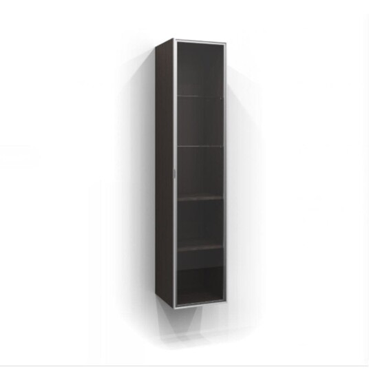 Svedbergs Dør til høyskap Vitrine 35x160 cm Sort Matt/Røkfarget Glass Svedbergs Dør til høyskap Vitrine 35x160 cm Sort Matt/Røkfarget Glass