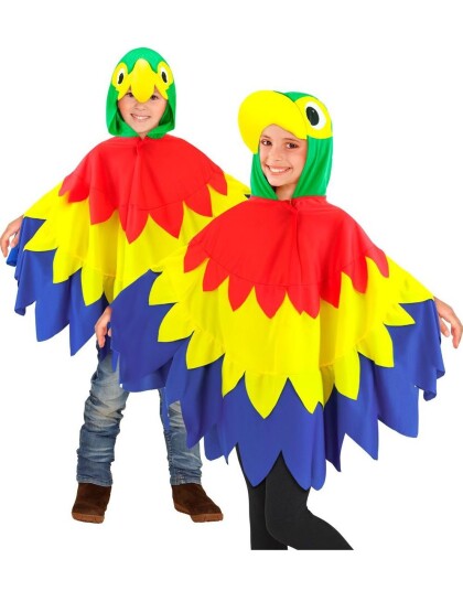 Papegøye Poncho Kostyme til Barn Papegøye Poncho Kostyme til Barn