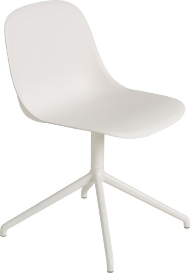 Muuto Fiber Spisestol med Svingbar Base Hvit
