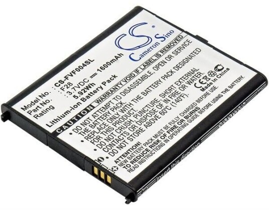 NTT DoCoMo Arrows X F-02E batteri (1600 mAh 3.7 V) NTT DoCoMo Arrows X F-02E batteri (1600 mAh 3.7 V)