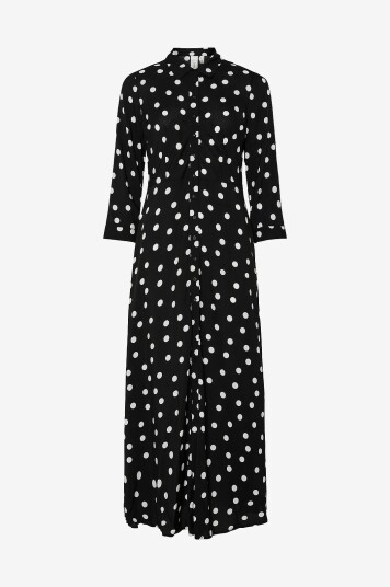 Yas Maxikjole yasSavanna Long Shirt Dress S. Noos Svart