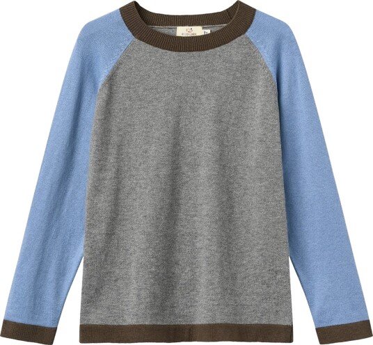 Copenhagen Colors Genser Strikk Grey Melange Kam Copenhagen Colors 2 år (92) Genser Blå Grå Lyseblå