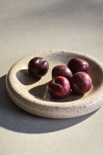 Jotex Serveringsfat beige/svart SPLASH 2190431010
