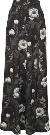 Killstar Goth Langt skjørt Nocturne Nights Ivory's Chorus Maxi skjørt XS til XL Damer svart