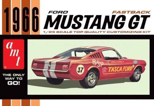AMT 1/25 Ford Mustang GT Fastback 2+2 1966