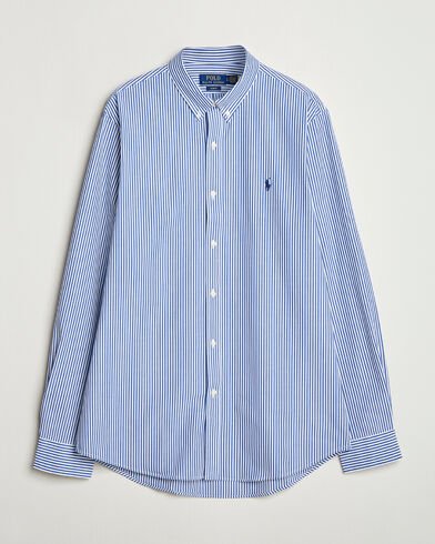 Polo Ralph Lauren Slim Fit Poplin Shirt Blue/White Bengal Stripe