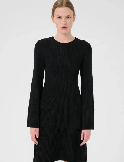 Gestuz Antaligz Wool Short Dress Noos - Black - XL Gestuz Antaligz Wool Short Dress Noos - Black - XL