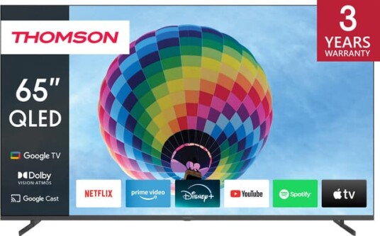 Thomson 65" QG4S14 4K QLED Smart-TV med Google TV og Dolby Vision