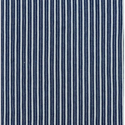 Denimstoff 145cm 008 Mørkeblå striper - 50cm