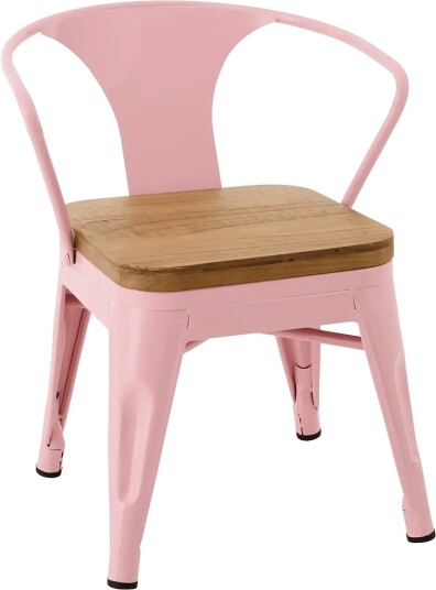 J-Line Kids Chair Evi Iron/Plywood Light Pink J-Line Kids Chair Evi Iron/Plywood Light Pink
