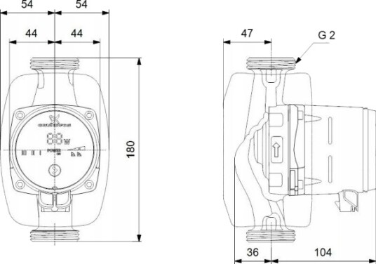 Grundfos Circulation Pump Alpha1 32 80 1X230 V