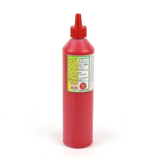 ökoNORM | Fingermaling i flaske - 500 ml. Rød