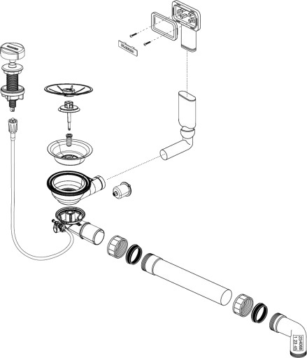 Avløp Andano XL6S/Divon 1X3.5 Mxi