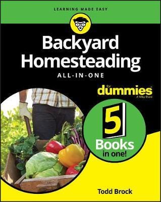 Backyard Homesteading All-In-One For Dummies Av Todd Brock