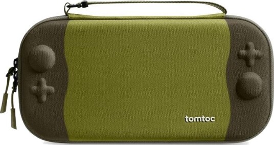 Tomtoc Slim Oppbevaringsetui Grønn til Nintendo Switch 2