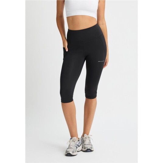 Röhnisch Flattering High Waist Capri Tights Black Röhnisch Flattering High Waist Capri Tights Black