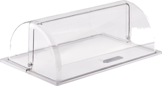 APS Plastdeksel/rulletoppdeksel GN 1/1; 53x32.5x19 cm LxBxH; Transparent; Rektangulær