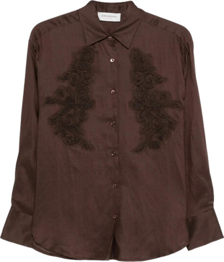 Ermanno Scervino Dame Bluser & Skjorter Brun S,