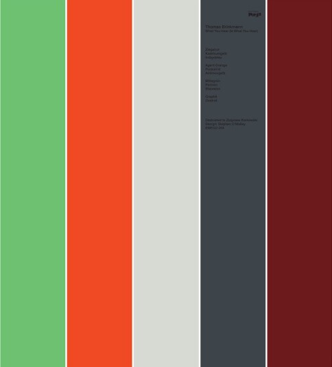 Thomas Brinkmann What You Hear Is What You Hear Usa Vinyl Thomas Brinkmann What You Hear Is What You Hear Usa Vinyl
