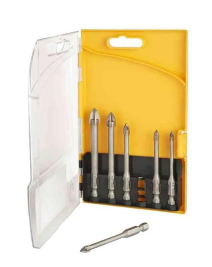 Ironside Flisborsett 4-10 mm 4-skjær HM forzinket