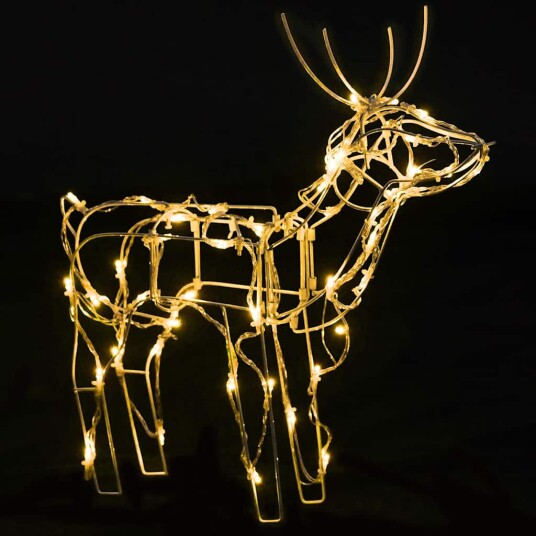 vidaXL Julelysdekorasjon reinsdyr 3 deler 229 LEDs vidaXL Julelysdekorasjon reinsdyr 3 deler 229 LEDs