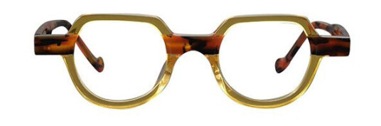 Eo Selection Runde briller Havana fra eo-Selection Gul Acetate rund Large