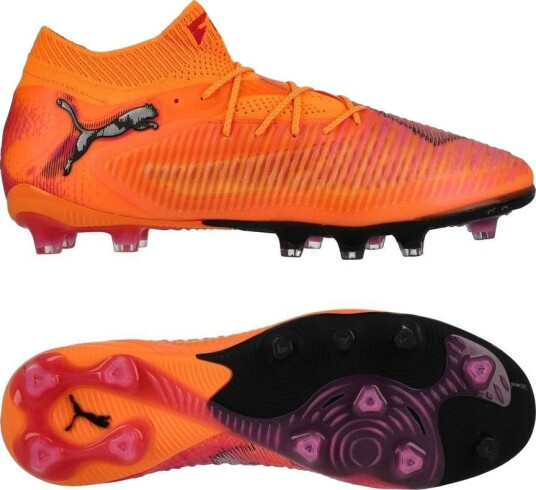 PUMA Future 8 Ultimate Ag Hot Pursuit Varmebrann/PUMA Svart/ravish Kvinner Kunstgress (Ag) størrelse 40½