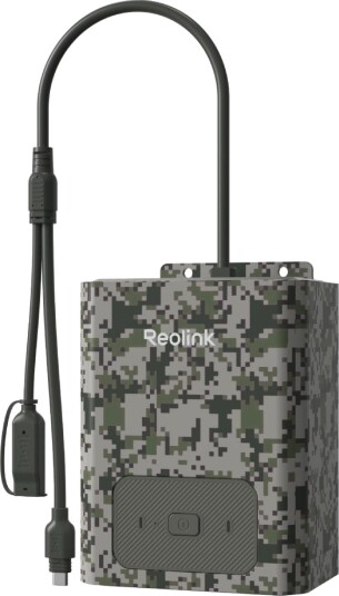 Reolink RLA-BP1 Utendørs Batteripakke IP67 Camo til Sikkerhetssystemer