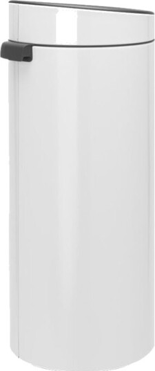 Brabantia Touch Bin New Søppelbøtte Skyvelokk 30 L Håndtak Hvit