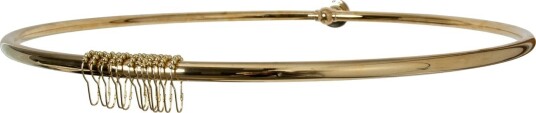 Dusjforhengstang Sanova Orion Rund Lakkert Messing, Diameter: 70 cm